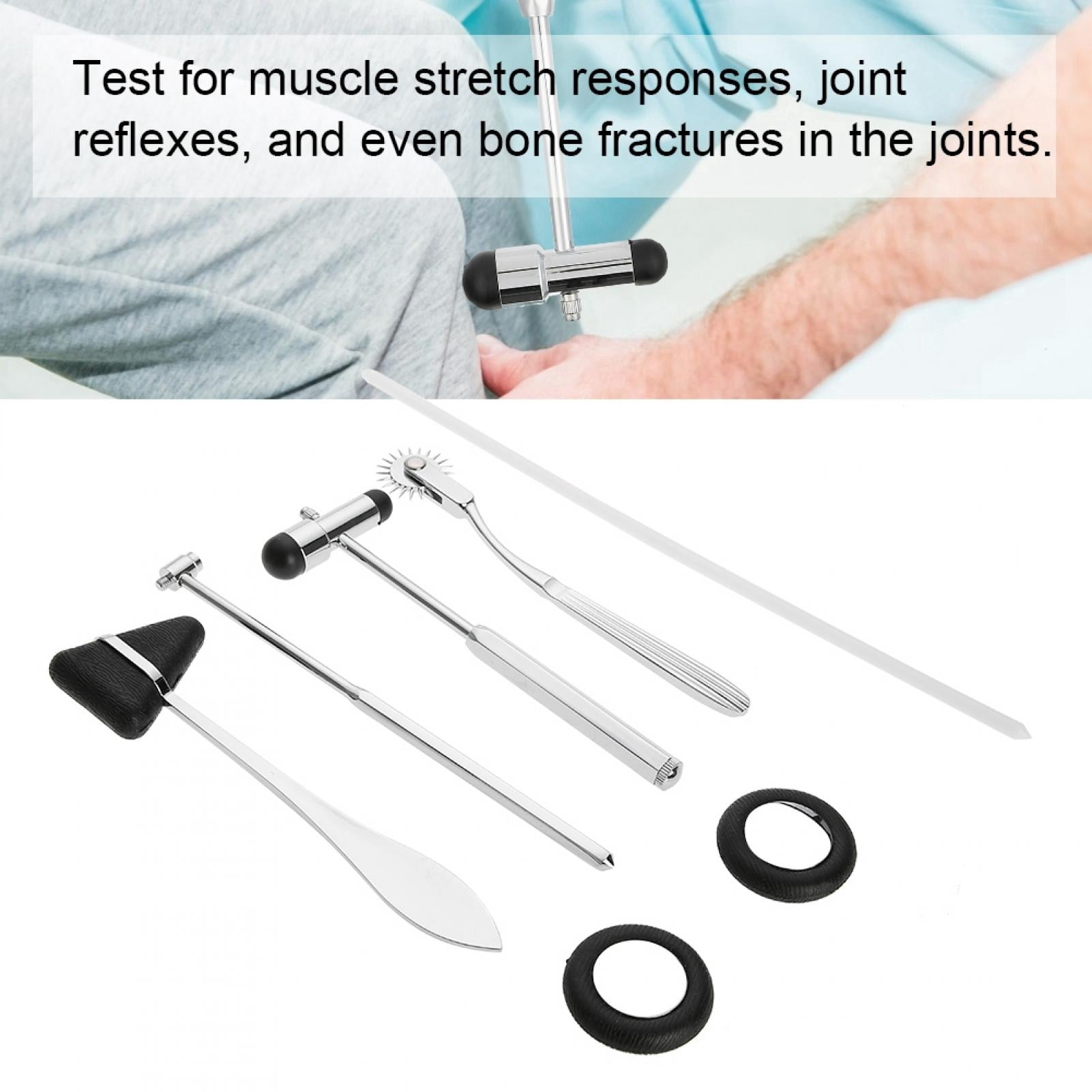 Marteau à Réflexes Neurologiques En T, Tête Silicone - Modèle HG5, Neuf