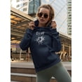 thumbnail image 2 of Scary Techno Style Hoodie Women -Image by Shutterstock, Female 4X-Large, 2 of 4