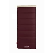 Coleman Autumn Glen 50-Degree Sleeping Bag, Maroon