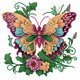 thumbnail image 1 of Kit Con Forma Especial Parcial DIY 5D Mariposas (YN076), 1 of 9