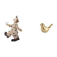 thumbnail image 1 of Figura de , estatua, escultura, colección, adorno para mesa, centro de mesa, vitrina, decoración de comedor, regalo, pájaros dorados, animal, mo, 1 of 8