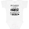 thumbnail image 3 of Inktastic My Daddy is a Nurse and a Hero Boys or Girls Baby Bodysuit, 3 of 5