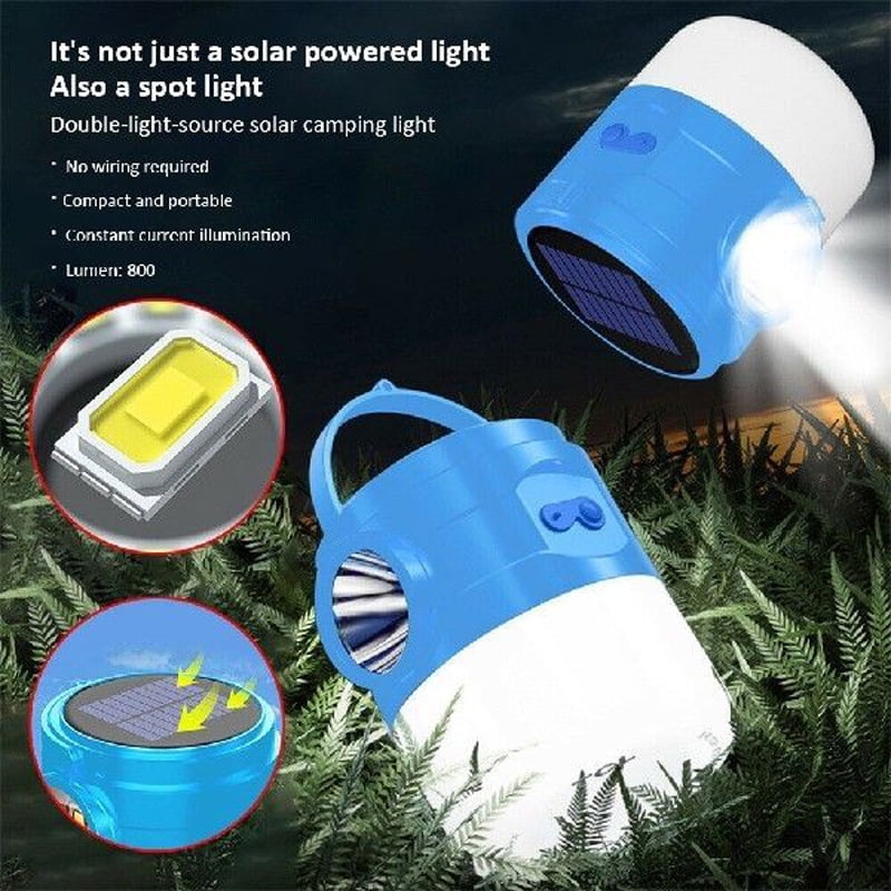 Lampe De Camping LED Rechargeable USB – Lanterne Extérieure Portable – Neuve