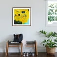 thumbnail image 3 of Art.com Hollywood Africans, 1983 Giclee Print by Jean-Michel Basquiat, Brown Frame Wall Art, 29" x 29", 3 of 5