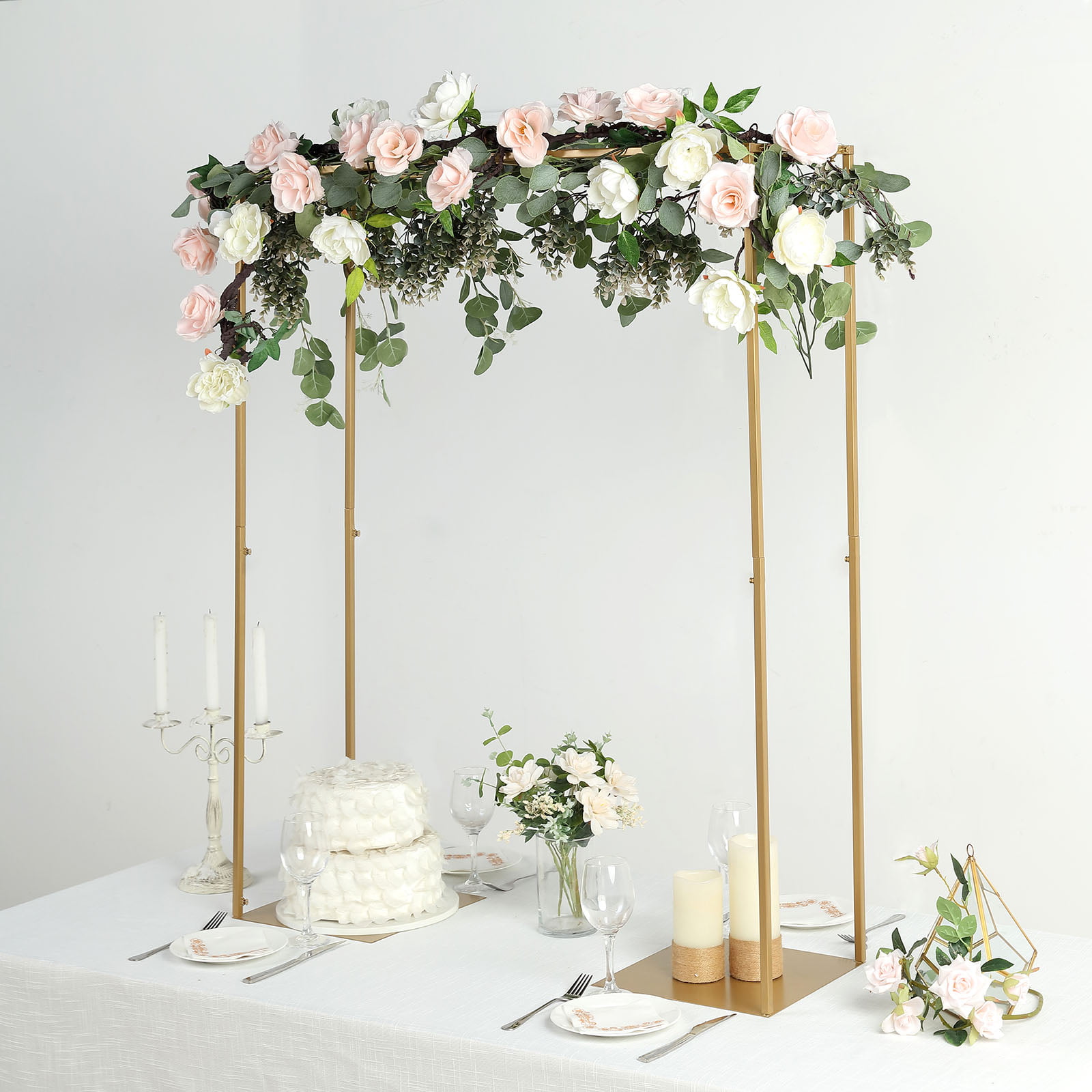 Adjustable Over The Table Rod Stand,Metal Flower Balloon Table Arch Stand,  Sturdy Balloon Backdrop Stand Suitable for Birthday - AliExpress