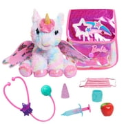 Just Play Barbie Dreamtopia Unicorn Doctor, Interactive Lights and Sounds Plush with Backpack, Preschool Ages 3 up