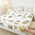 thumbnail image 3 of Homewish Kawaii Pike Fish Full Size Sheets for Kids, Cute Cartoon Animal Bed Sheets, Rustic Fishing Theme Sheet Sets, Ultra Soft Bedroom Decor, 4-Piece, 3 of 7