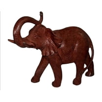 Feng Shui Elephant Statue. A beautiful Gift for Home and Office decoration. This good luck Elephant comes assembled with its height 16” Width 12" and Length 18".