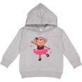 thumbnail image 2 of Inktastic Ballerina Dance Monkey Toddler Hoodie, 2 of 4