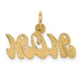 thumbnail image 4 of 14K Yellow Gold Charm Pendant Themed 18 mm 19 Mom, 4 of 4
