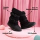 thumbnail image 3 of Dream Pairs Botas de nieve de invierno para niñas Zapatos de media pantorrilla con forro de piel sintética KLOVE Dream Pairs KLOVE, 3 of 5