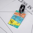 thumbnail image 5 of PAYOHTO Luggage Tags for Suitcases Cool Slogan Hawaii PVC Lable for Travel Bag, 5 of 7
