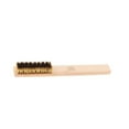 thumbnail image 1 of Handle Copper Wire Brush for Rust Wire Brush Steel Paint Remover Straight Brush Eight Rows, 1 of 7