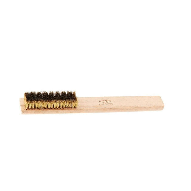 Handle Copper Wire Brush for Rust Wire Brush Steel Paint Remover Straight Brush Eight Rows