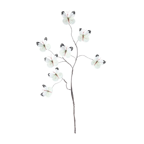 Ramas artificiales con mariposas para la decoración del hogar, la oficina y bodas. Estilo E