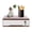 Walnut Color, White, variant on ToppiJoy Desktop Storage Box with Lockable Drawer, Office Supplies Drawer Organizer, Wooden Desk Organizer (Walnut Color, White)