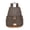 Coffee-2, variant on JF Woman Leather Backpacks Handbag Travel School Books Bag Womens Convertible Backpack Fashion Designer Ladies Backpack