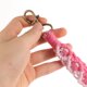 thumbnail image 5 of unbranded Llavero Rosa Hecho A Mano Con Y Gancho Para Llaves De Y Cartera, 5 of 7
