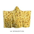 thumbnail image 5 of Instant Noodles Ramen Food Throw Blanket, Soft Flannel Bed Blankets, Lightweight Microfiber Blanket for Sofa Living Room Bedroom, 5 of 5