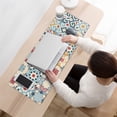 thumbnail image 3 of Long Mouse Pads for Desk,Multicolor Ethnic Geometric Patchwork Desk Mats on Top Of Desks, Desk Mouse Pad Extra Large with 3mm Non-Slip Base and Stitched Edge for Gaming,Work,Home 31.5"x11.8", 3 of 5