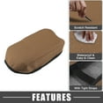 thumbnail image 3 of Unique Bargains Center Console Armrest Cover Console Covers Pad Trim Protector for Nissan Sentra 2013-2019 Brown, 3 of 6