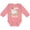 Mauve, variant on St. Patrick's Day Llama Be Irish with Green Shamrocks Boys or Girls Long Sleeve Baby Bodysuit