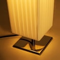 thumbnail image 6 of HomCom 48" Modern Free Standing Rectangle Floor Lamp With Linen Shade - White, 6 of 9