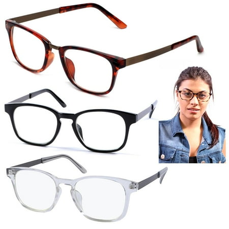 - 1 Pair Techies Glasses Blue Blocking Computer Lens Eyeglasses UV No Strength