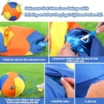 thumbnail image 6 of Calming Jumbo Ball for Dogs | Herding Ball with Tabs | Durable Tear-resistant Inflatable Big Balls | Heavy-Duty Herding Balls with Straps for Dog Agility Equipment Outdoor Play Exercise, 6 of 7