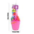 thumbnail image 3 of ChicYu Childrens Beach Water Play Kit Piece Sand Bath Shower Bucket Set Happy Play House Outdoor Toys Summer Outdoor Water Sand Play, 3 of 5