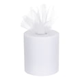 thumbnail image 1 of Unique Bargains 200 Yards Tulle Ribbon Rolls Netting Fabric Spools 6' White for Christmas Wrapping Wedding DIY, 1 of 5
