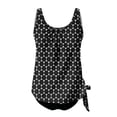 thumbnail image 6 of Levmjia Women's Adjustable Straps Printed Tankini Swimsuit Set with Built - in Bra No Underwire 100% Polyester Swimwear, S - 2XL, 6 of 7