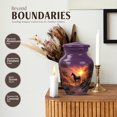 thumbnail image 3 of JAGASY Unicorn Urn for Mother, Purple Small Urns for Human Ashes Keepsake, Sunset Forest Trees & Mountain Decorative Urns for Parents, Cremation Urn for Father, (3 Inch), 3 of 7