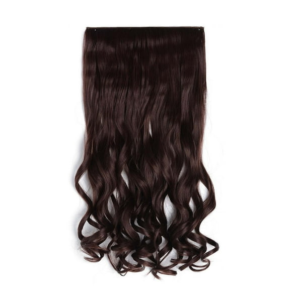 OneDor 20" Curly 3/4 Full Head Synthetic Hair Extensions Clip in Hairpieces 5 Clips