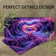 thumbnail image 4 of Psychedelic Heart shaped Vortex Funny Personalized License Plate Rust-proof Stainless Steel Metal License Plate Suitable For Men And Women 12.2" x 6.2", 4 of 7