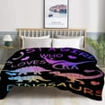 thumbnail image 3 of Yibo Cute Frogs Graphics Blanket Flannel Soft and Comfortable Anti-static Bed Sofa Blanket, 3 of 7