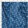 thumbnail image 3 of Soimoi Florals Print, Silk Fabric, Decor Sewing Fabric by The Yard 42 Inch Wide,Decorative Fabric for Shirts Suits Ties, Blue, 3 of 6