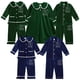 thumbnail image 3 of Pijamas de calidad para niños, conjunto de pijamas navideños de terciopelo, ropa de vacaciones de invierno para bebés y niñas, agregue su nombre de texto, ropa de dormir, 3 of 4