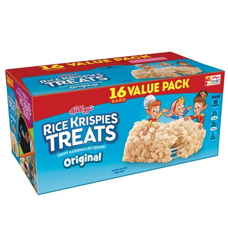 Kellogg's Rice Krispies Treats Crispy Marshmallow Squares 0.78oz 16 ct