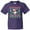Purple, variant on Merry Christmas Sloth and Llama Ugly Sweater Style Youth T-Shirt