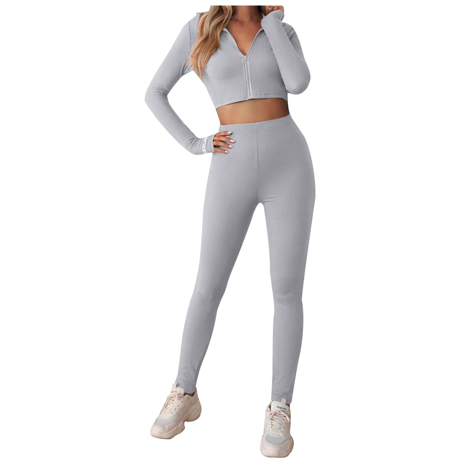 White Long Sleeve Yoga Top