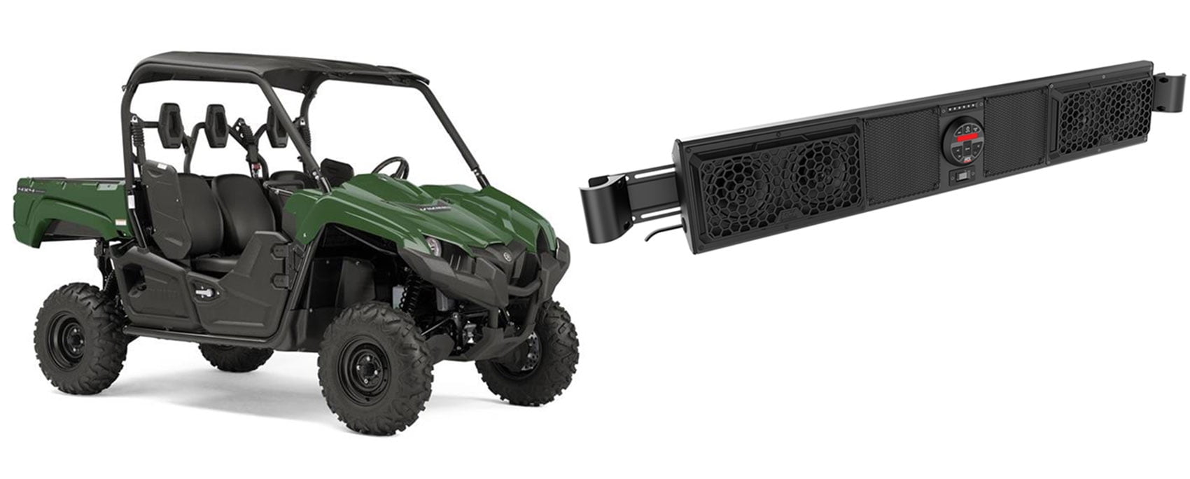 FourSpeaker Marine Rollbar Rollcage Soundbar System+Bluetooth for