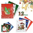 thumbnail image 2 of Goodwill Christmas Gift Bags 12 PCS, Durable Christmas Bags Bulk Set includes 4 Large 4 Medium 4 Small, Reusable Gift Bags Xmas Paper Bags, Party Favors Holiday Gift Bags, 2 of 7