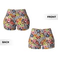 thumbnail image 3 of Sikiie Beach Life Print Workout Shorts Women Scrunch Butt Gym Shorts Seamless High Waist Tummy Control Yoga Biker Athletic Shorts, 3 of 5
