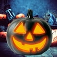 thumbnail image 5 of Halloween Pumpkin Lights Jack O Lanterns Vintage Halloween Decorations Classic Plastic Pumpkin Statue Light Up Table Decor for Home Office Haunt House Party Decorations, 5 of 5