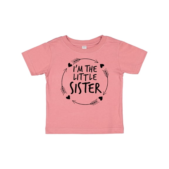 Inktastic I'm the Little Sister Girls Baby T-Shirt