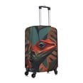 thumbnail image 3 of Balery Luggage Cover Colorful Reptile And Leaves Print Suitcase Covers for Luggage Elastic Washable Suitcase Protector Fits 18-32 Inch Luggage-X-Large, 3 of 9
