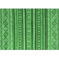 thumbnail image 1 of Ahgly Company Indoor Rectangle Oriental Emerald Green Modern Area Rugs, 2' x 4', 1 of 4