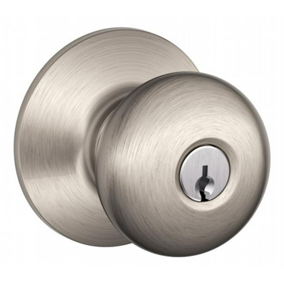 Schlage F51VPLY619 Satin Nickel Entry Door Knob