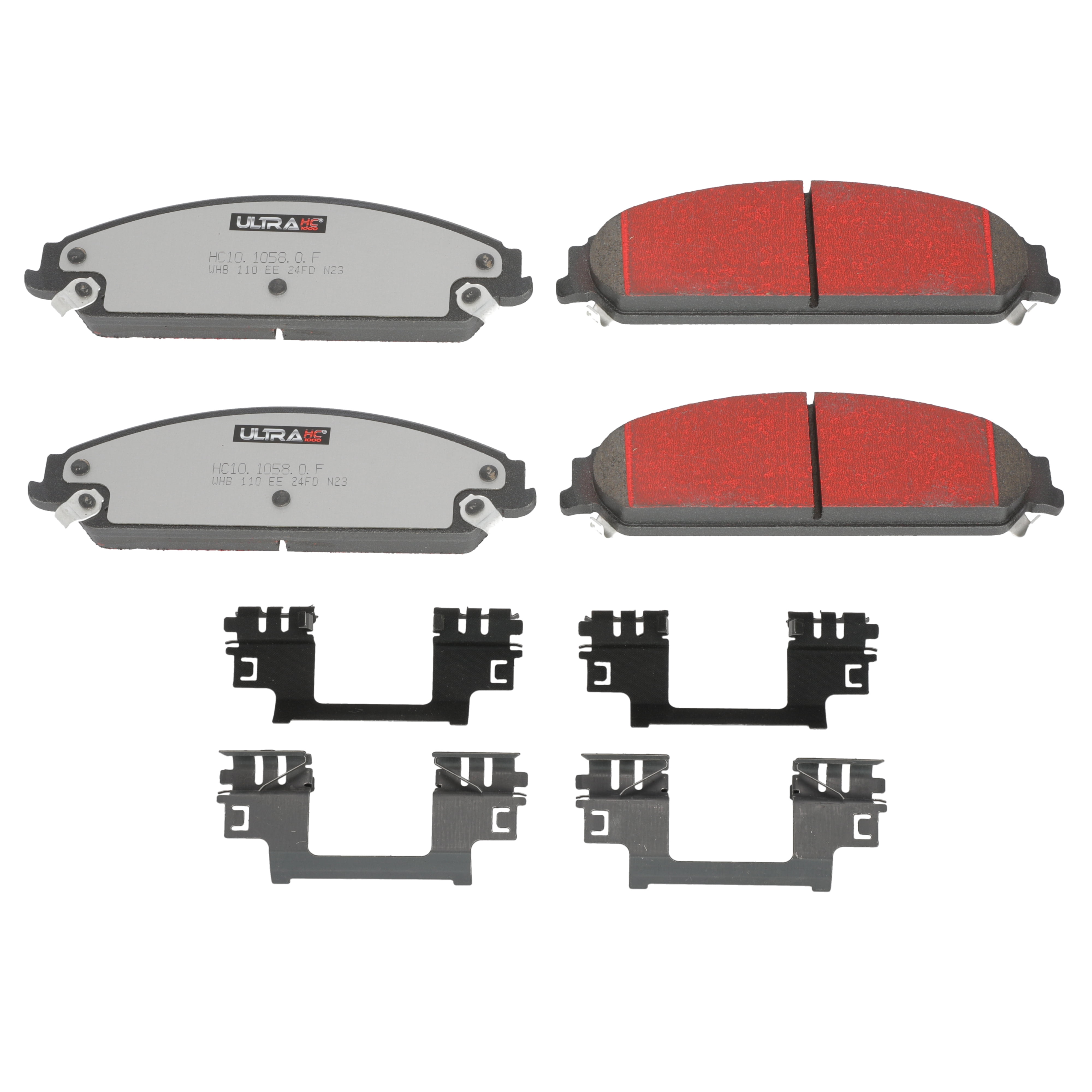 Ultra HC 1000 Brake Pad Set, Front HC10.1058.0.F, Dodge Challenger 2020-2011